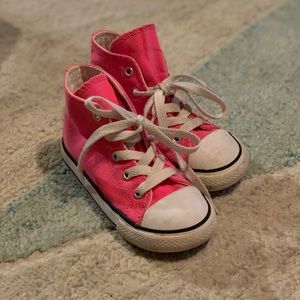 Hot Pink Toddler Converse